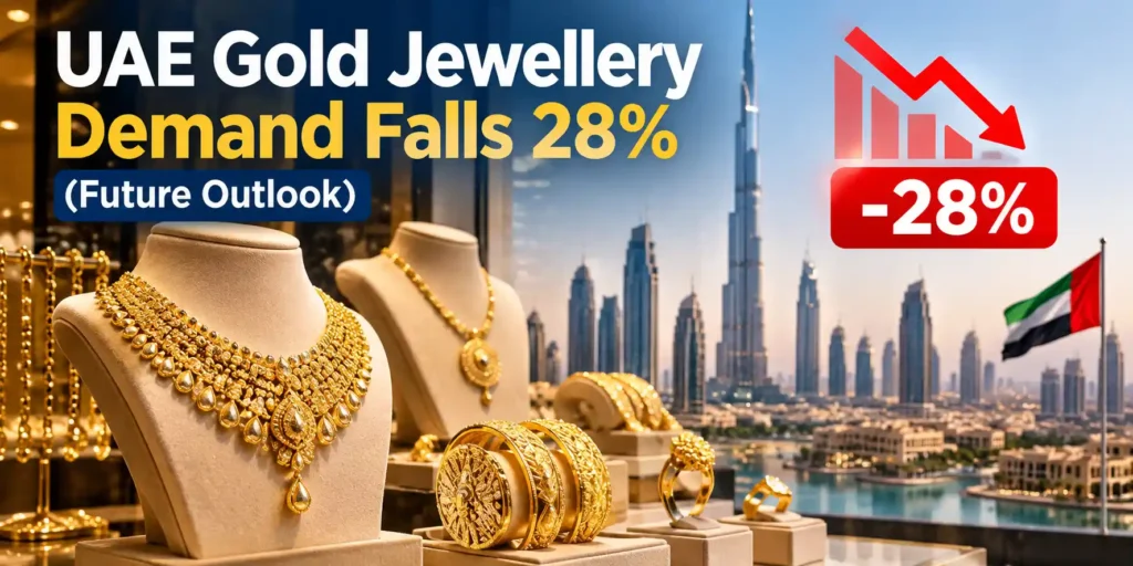 UAE Gold Jewellery Demand Falls 28% (Future Outlook)